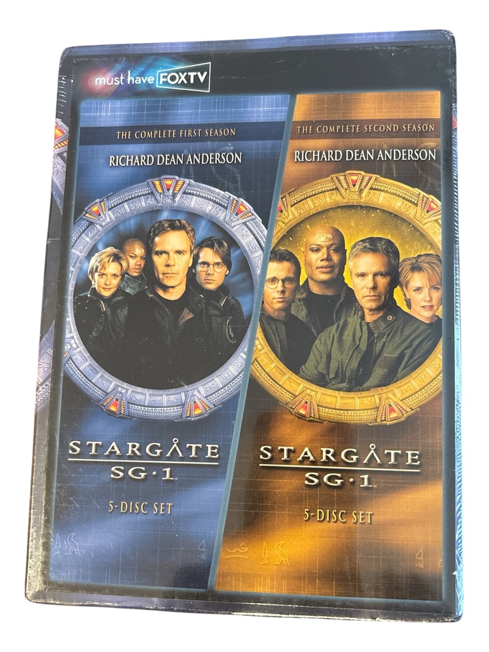 Stargate SG-1 Season 1 & Season 2 Combo Pack New And Sealed Fox Tv 5 Discs Each